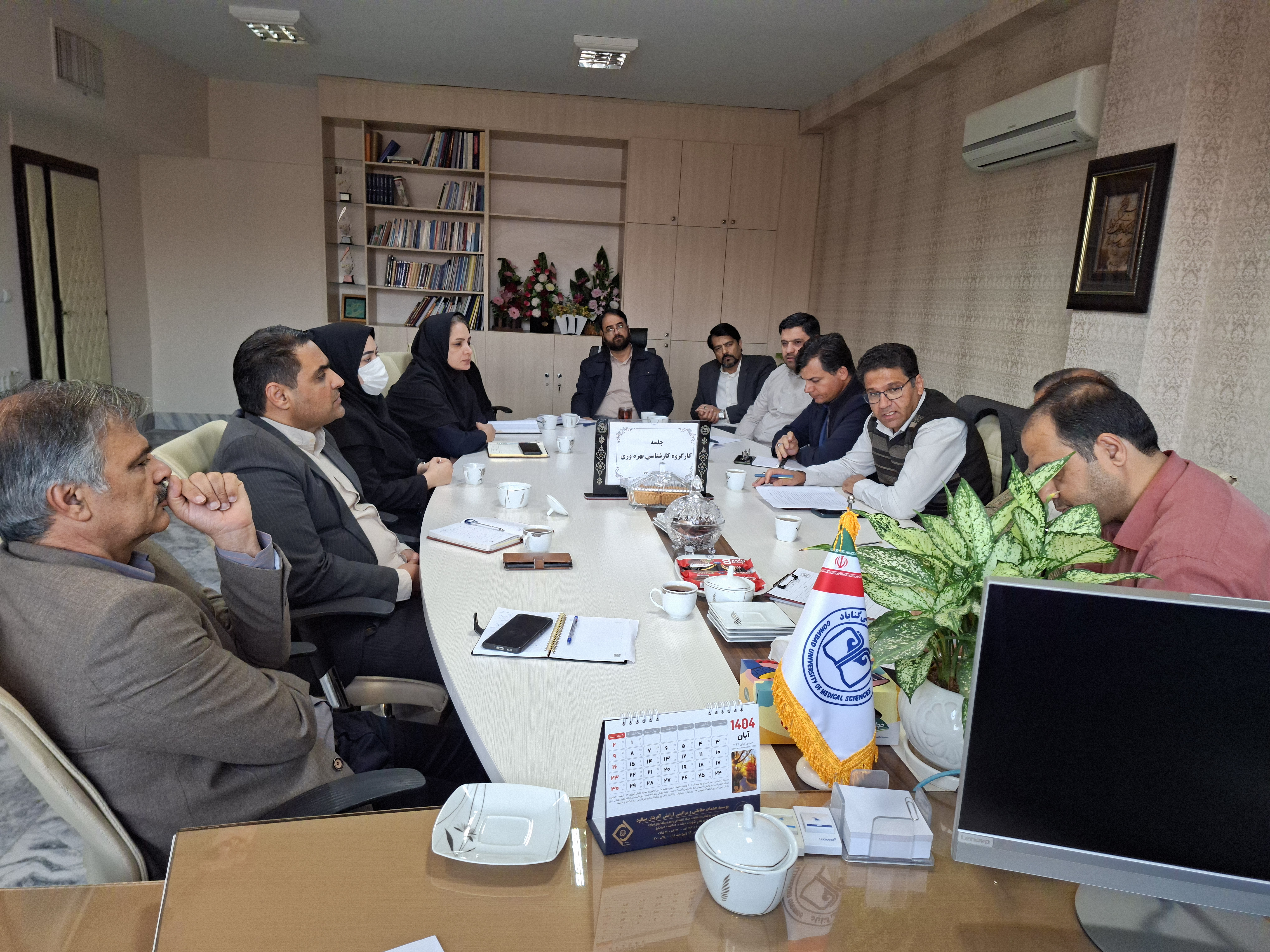 برگزاری نشست کارگروه کارشناسی بهره‌وری در دانشگاه علوم پزشکی گناباد