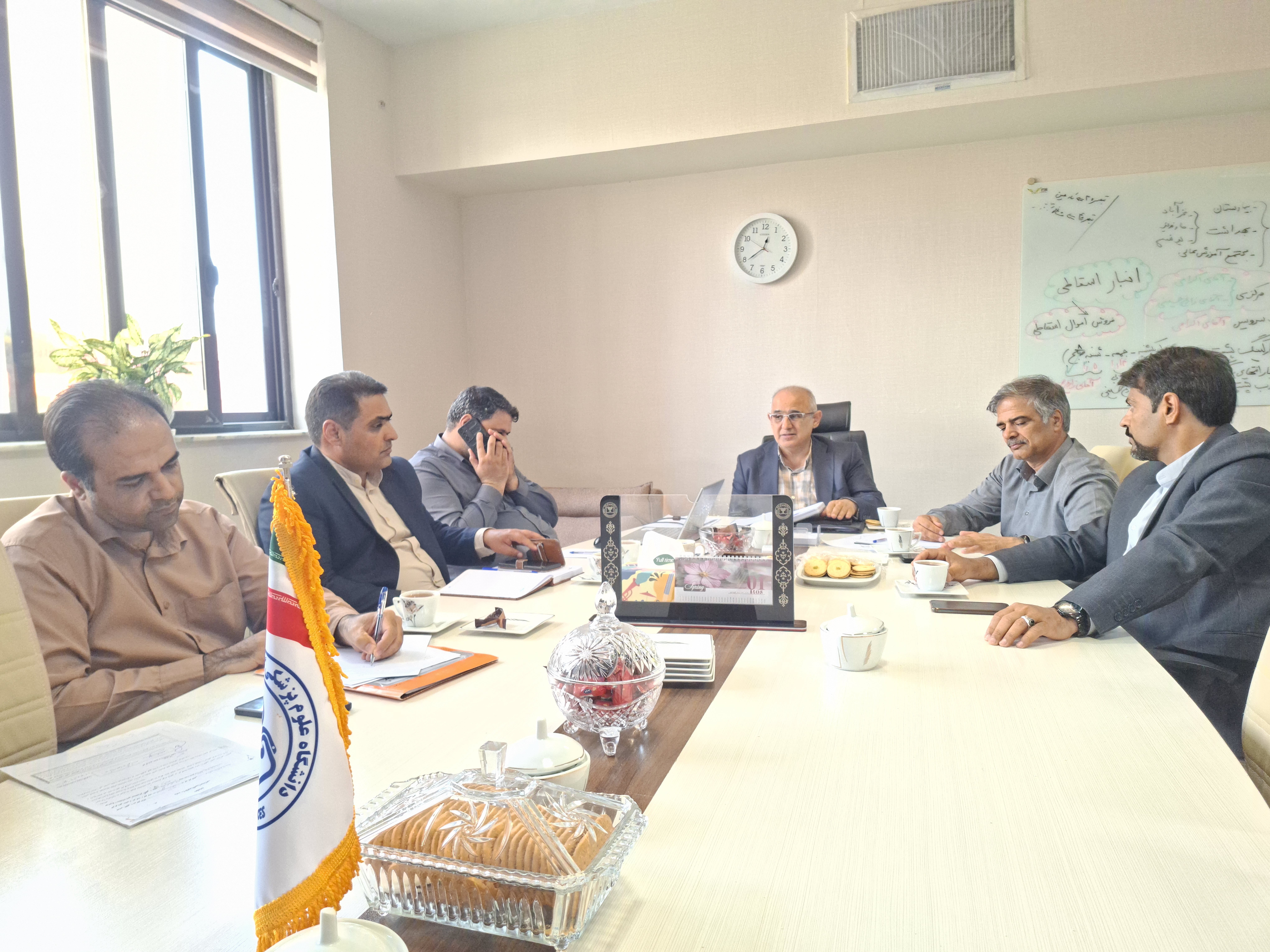 بررسی برنامه‌های راهبردی معاونت توسعه در نشست شورای مدیران دانشگاه علوم پزشکی گناباد
